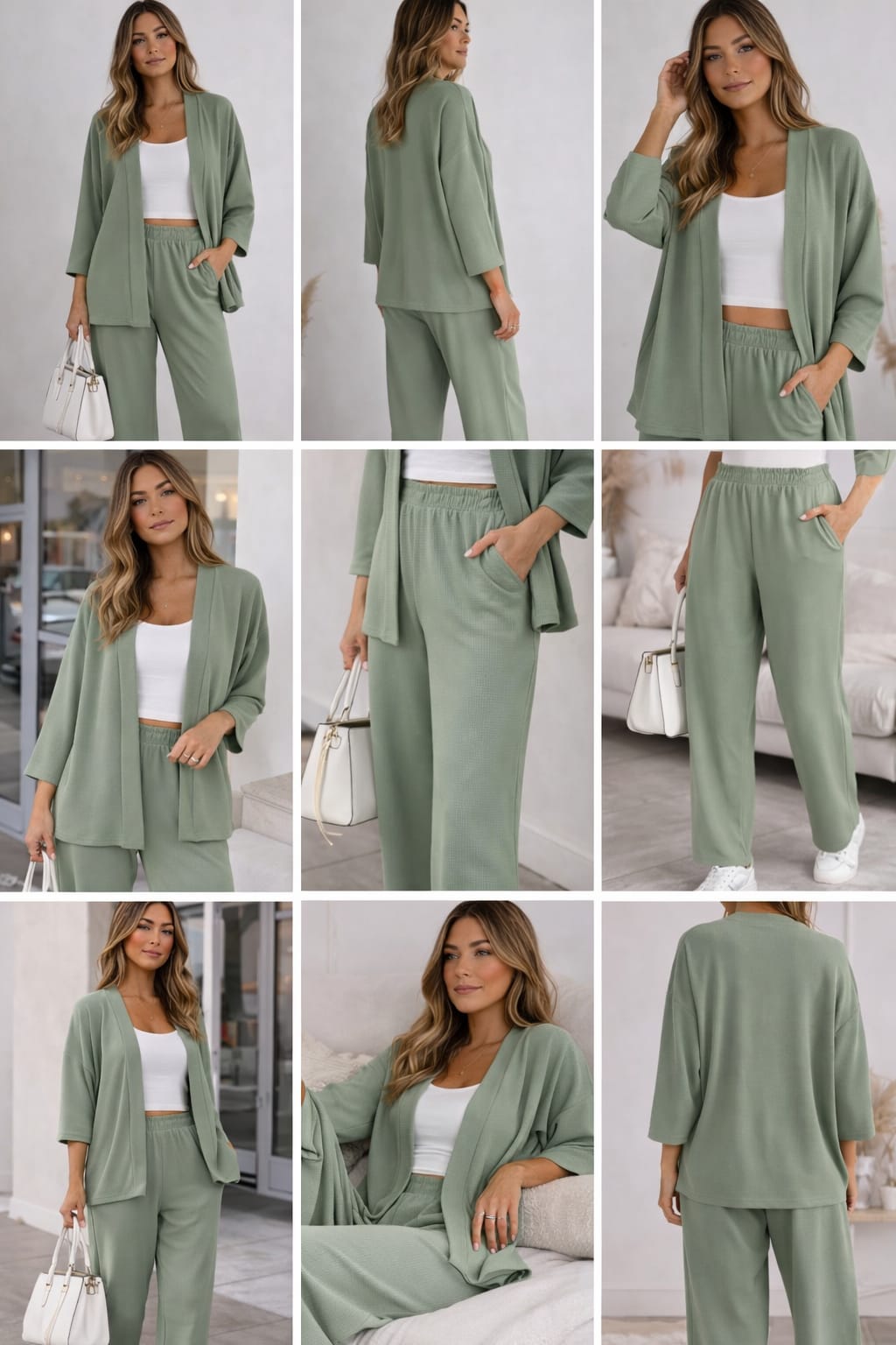 Ensemble Sauge - Vert